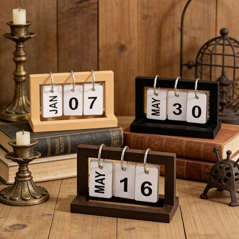 Tech Office Accessories - 【M】Mini Calendar Office Desk Decoration Decoration