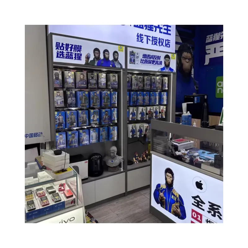 Tech Accessories Kiosk - Custom Modern Accessories Soft LED Screen