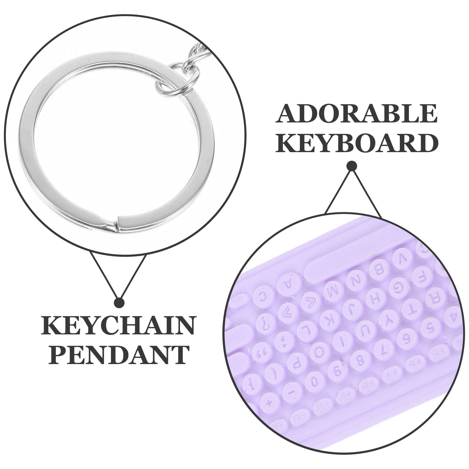Mini Keyboard Mouse Keychain C - Tech Keychain Accessories ulasan dan harga
