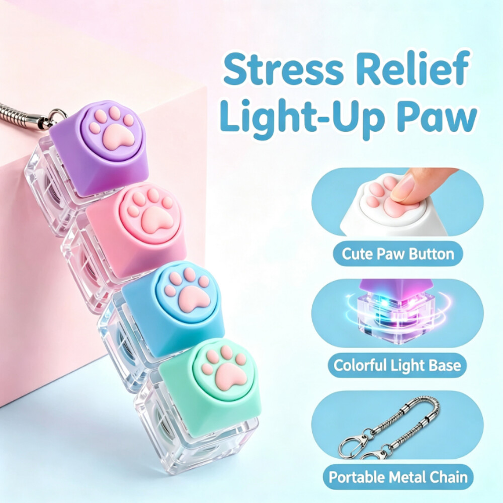 New hot LED Keyboard Keychain  - Tech Office Accessories ulasan dan harga