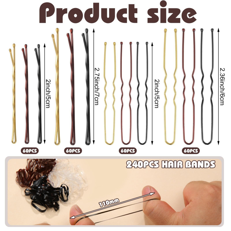 480Pcs Per Box Hair Styling Ac - Tech Accessories Box ulasan dan harga