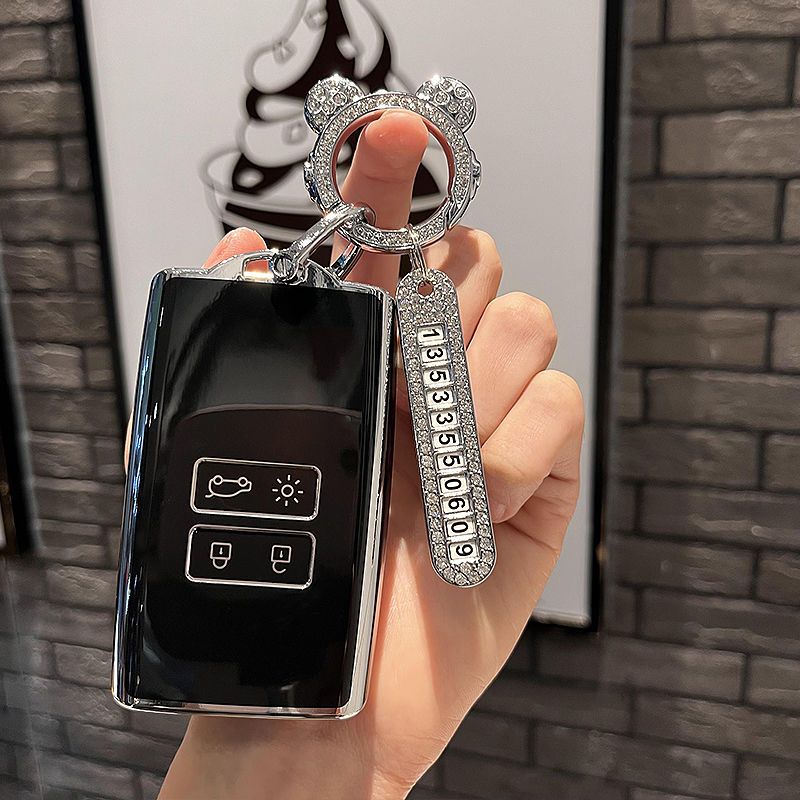 Car Key Case for Renault Megan - Tech Keychain Accessories ulasan dan harga