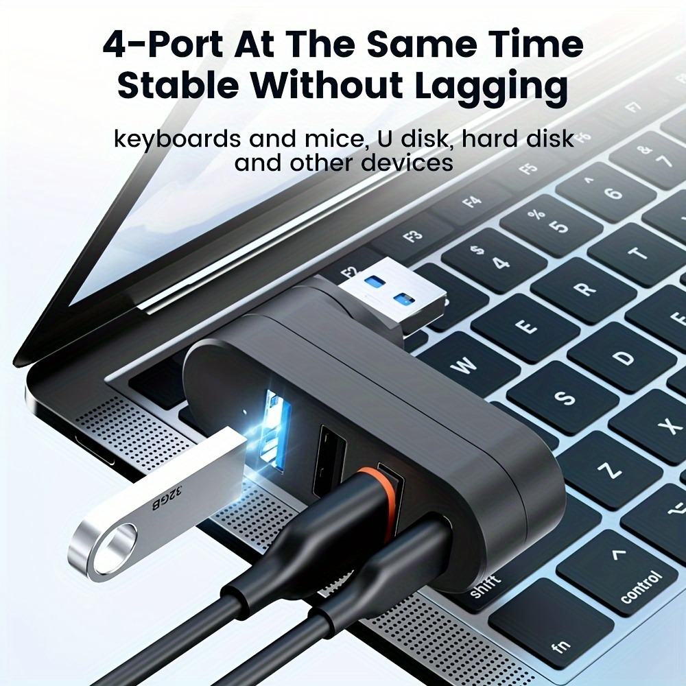 Mini Splitter 4 Ports USB Hub  - Tech Accessories Pc ulasan dan harga
