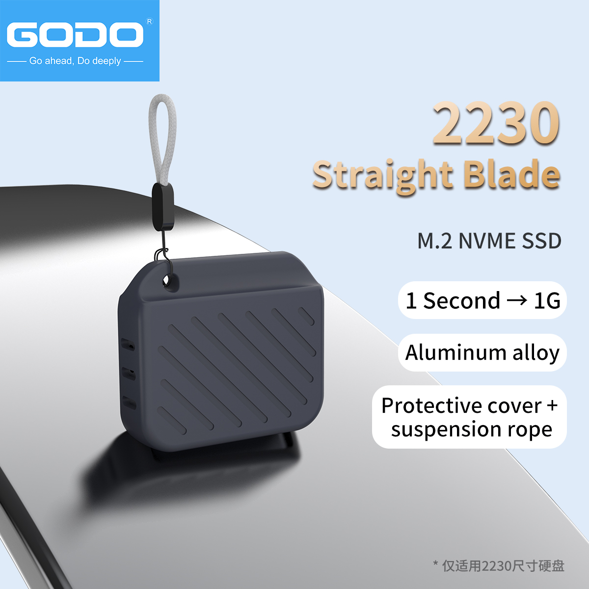 GODO 2230 Type-C Plug & Play M - Portable Ssd Enclosure ulasan dan harga